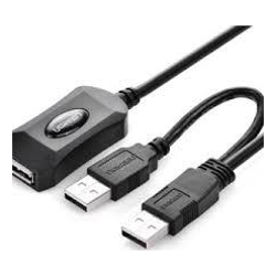 UGREEN USB 2.0 Active Extension Cable 5M with USB for Power 5M 20213