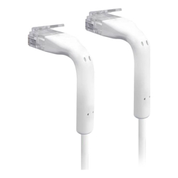 UniFi patch cable with both end bendable RJ45 3m - White