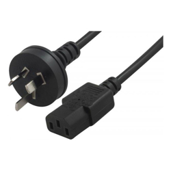 BluPeak 1m Power Cable 3-Pin AU Male to C13 Female-Sold by carton QTY 20 units