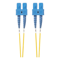 4Cabling 30m SC-SC OS1 / OS2 Singlemode Fibre Optic Cable: Yellow
