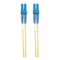 4Cabling 0.5m LC-LC OS1 / OS2 Singlemode Fibre Optic Cable: Yellow