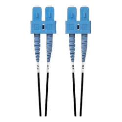 1.5m SC-SC OS1 / OS2 Singlemode Fibre Optic Cable: Black