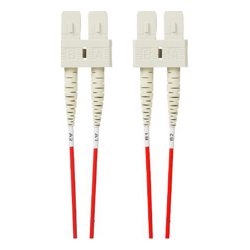 4Cabling 1.5m SC-SC OM4 Multimode Fibre Optic Patch Cable: Red