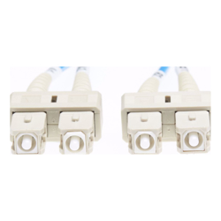 4Cabling 1.5m SC-SC OM4 Multimode Fibre Optic Cable: Blue