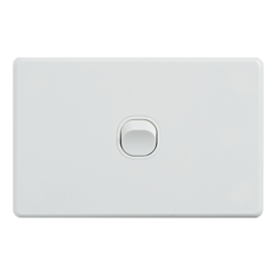 4Cabling 4C | Classic 1 Gang Switch 250V 16AX Horizontal