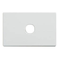 4Cabling 4C | Classic 1 Gang Switch Cover White