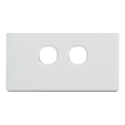 4Cabling 4C | Classic 2 Gang Switch Cover White