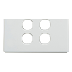 4Cabling 4C | Classic 4 Gang Switch Cover White