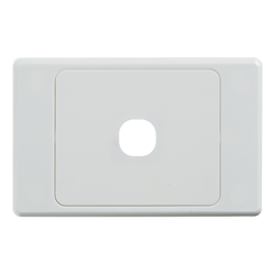 4C | Ultima 1 Gang Switch Cover - White