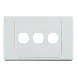 4Cabling 4C | Ultima 3 Gang Switch Cover White