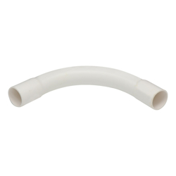 4Cabling 4C | 50mm Sweep Bends 90 White Medium Duty UV resistance