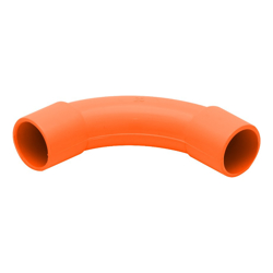 4Cabling 4C | Orange Bend 25mm 20 Pack