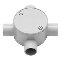 4Cabling 4C | Junction Box 20mm 4 Way 10 Pack