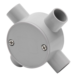 4Cabling 4C | Junction Box 25mm 4 Way 10 Pack