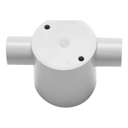 4Cabling 4C | Deep Junction Box 20mm 2 Way Through 10 Pack
