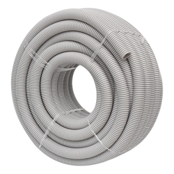 4Cabling 4C | 20mm Corrugated Conduit Medium Duty Grey 50 meter/roll