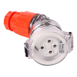 4Cabling 4C | Angle Extension Socket  IP66 500V 4Pin 10A