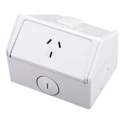 4Cabling 4C | Weatherproof Single Power Point IP53 250V 10A