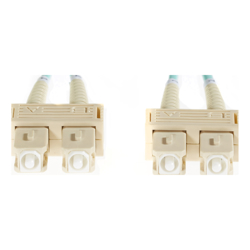 4Cabling 30m SC-SC OM4 Multimode Fibre Optic Cable: Aqua