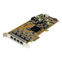 StarTech 4 Port Gigabit PoE PCIe Network Card