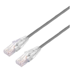 BluPeak 1M Ultra Thin Cat6a UTP LAN Cable Grey (Lifetime Warranty)