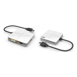 Winstar WS-UG39DH1 USB3.0 to DVI and HDMI Dual Video Adapter with 1000Mbps Gigabit Network - White