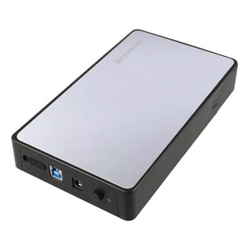 Simplecom SE325 Tool Free 3.5 SATA HDD to USB 3.0 Hard Drive Enclosure Silver