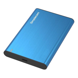Simplecom SE221 Aluminium 2.5'' SATA HDD/SSD to USB 3.1 Enclosure Blue