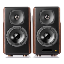 Edifier S2000MKIII 2.0 Lifestyle Active Bookshelf Bluetooth Studio Speakers BT/AUX/Optical/Coaxial 124W RMS MDF Wood Panel