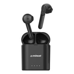 mbeat E1 True Wireless Earbuds Up to 4hr Play time 14hr Charge Case Easy Pair