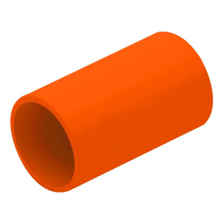 4C | Plain Coupling Orange 50mm - 10 Pack