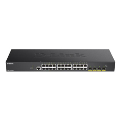 D-Link 28-Port Gigabit Smart Managed Switch with 24 RJ45 and 4 SFP+ 10G Ports