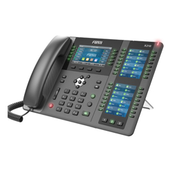 Fanvil X210 -  20 Line IP Phone, 4.3  color LCD + 2  3.5  color LCD, 127 DSS Key, Build-in BT, Dual 1000Mbps Eth Port ( 2 Year Warranty )