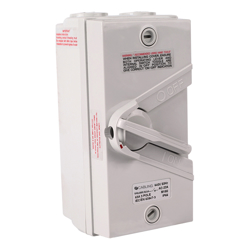 4Cabling 4C | Weatherproof Isolator Triple pole 440V 63A IP66