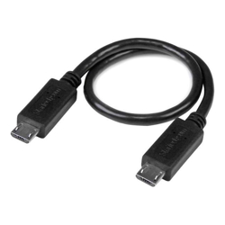 StarTech 8in Micro USB to Micro USB OTG Cable M/M