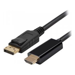 BluPeak 1M MINI DISPLAYPort MALE TO HDMI MALE CABLE (LIFETIME WARRANTY)