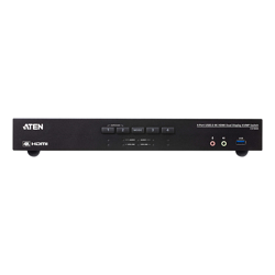Aten 2 Port USB 3.0 4K 60Hz Dual HDMI KVMP Switch, Video DynaSync, switching via RS232, hotkeys, pushbuttons and mouse, supports up to 4096 x 2160 @ 6