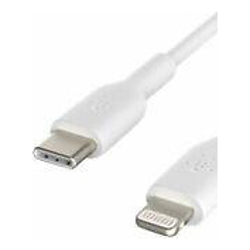 Belkin 1M USB-C TO LIGHTNING CHARGE/SYNC CABLE MFi WHITE 2 YR