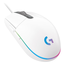Logitech G203 Wired LIGHTSYNC GAMING MOUSE WHITE 2YR WTY 