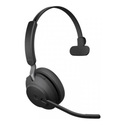 Jabra WIRELESS EVOLVE2 65 UC MONO BLUETOOTH HEADSET W/CHARGING Stand + USB-A +LINK 380A