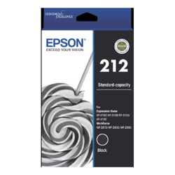 212 Std Black Ink - XP-4100, XP-3105, XP-3100, XP-2100, WF-2850, WF-2830, WF-2810