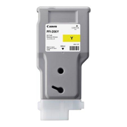Canon PFI-206Y LUCIA EX Yellow Ink for IPF6400, 6450 - 300ML