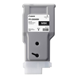 Canon PFI-206MBK LUCIA EX Matte Black Ink for IPF6400, 6450 - 300M
