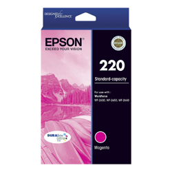 Epson 220 STD CAP DURABrite Ultra Magenta Ink WF-2630 WF-2650 WF-2660