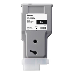 Canon PFI-207BK Black Ink 300ML