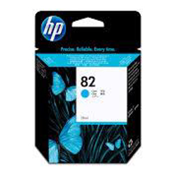 HP C4911A No 82 Cyan Ink Cartridge 69ml - GENUINE