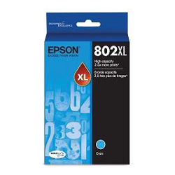 Epson 802XL Cyan Ink DURABrite - WF-4720, WF-4740, WF-4745