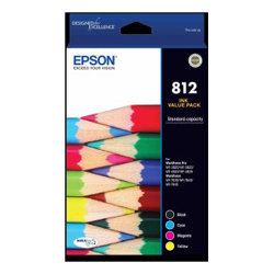 Epson 812 4 Ink Value Pack