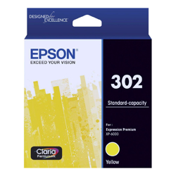 Epson 302 Yellow Ink Claria Premium for Expression Premium XP-6000