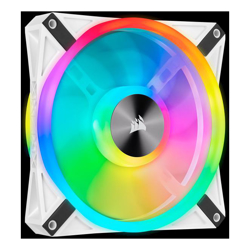 WHITE QL140 RGB, 140mm RGB LED Fan, Single Pack